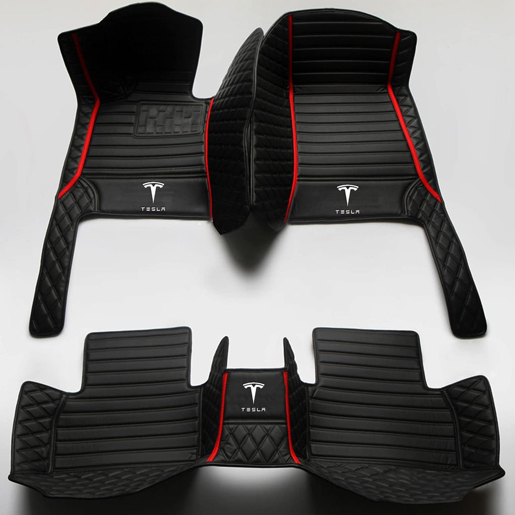 Waterproof Non-Slip All Weather Leather Car Floor Mat Pack of 2 D327400