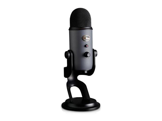Blue Yeti Slate USB Mic with USB Hub and Pop Filter N9816