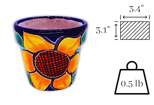 Set of 3 Hand-Painted Talavera Planters L672629