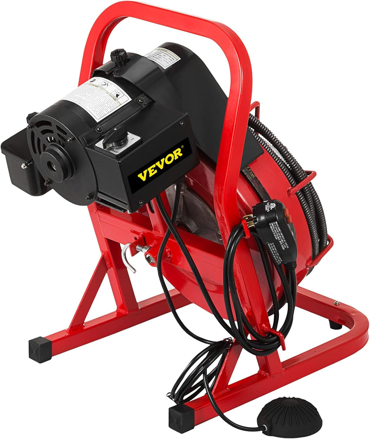 50 Ft x 3/8 Inch Portable Drain Cleaner with 8 Auger Bits Y821090