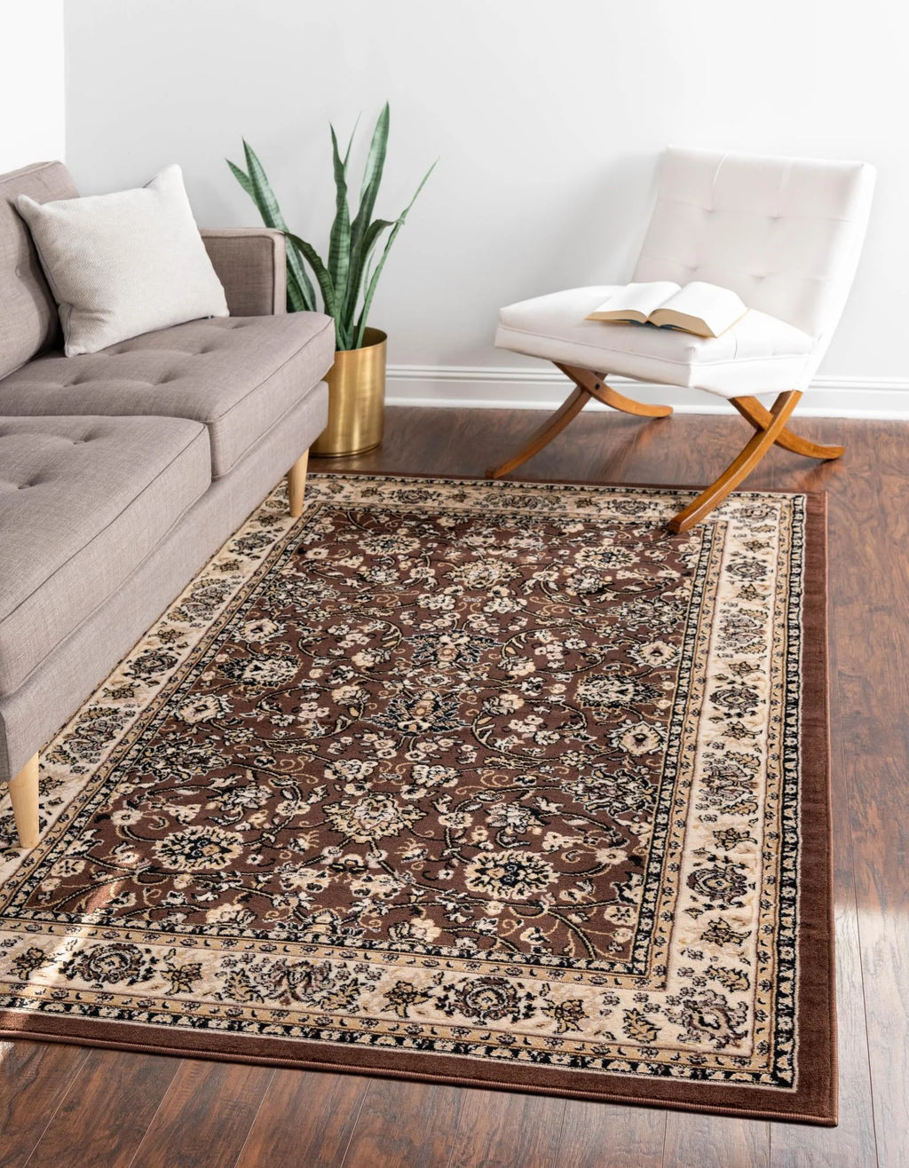 10' x 13' Brown Medium Rug E58192