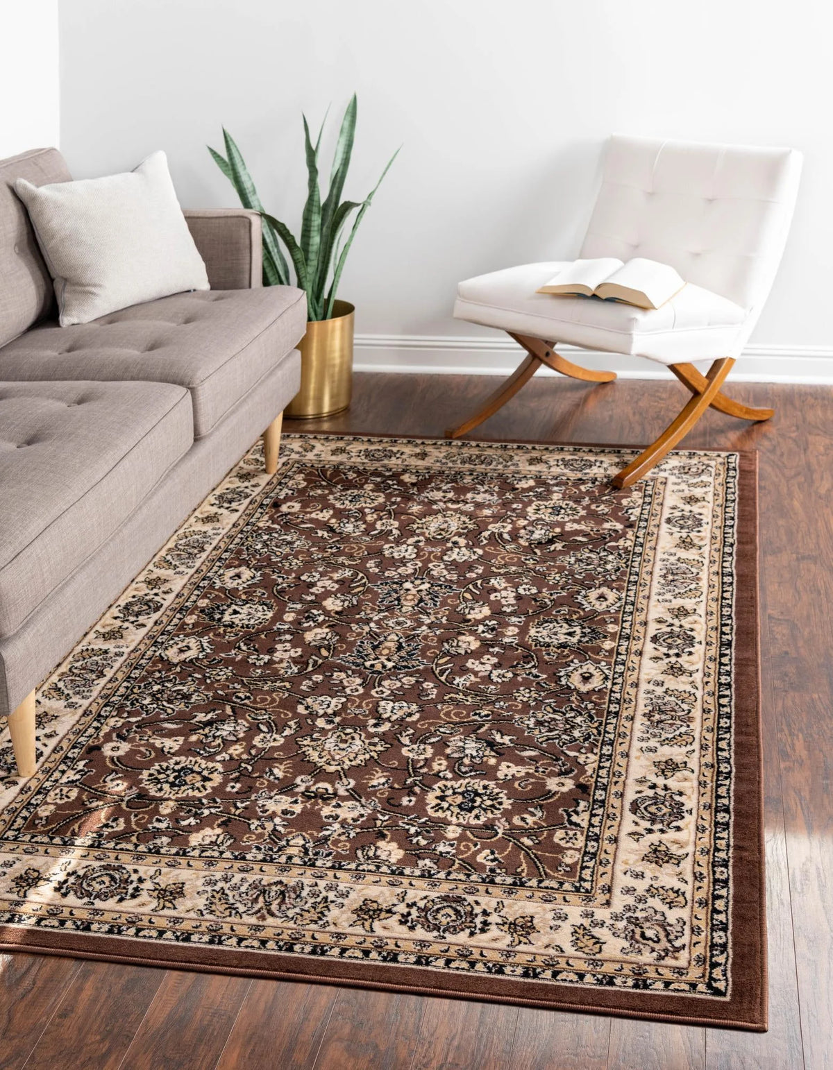 10' x 13' Brown Medium Rug E58192