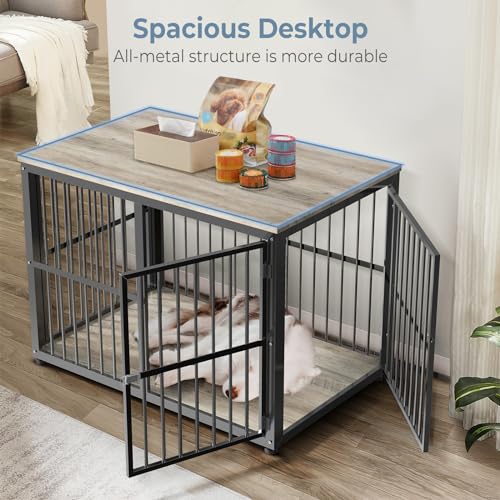 XL Wooden Dog Crate with 3 Doors H65137