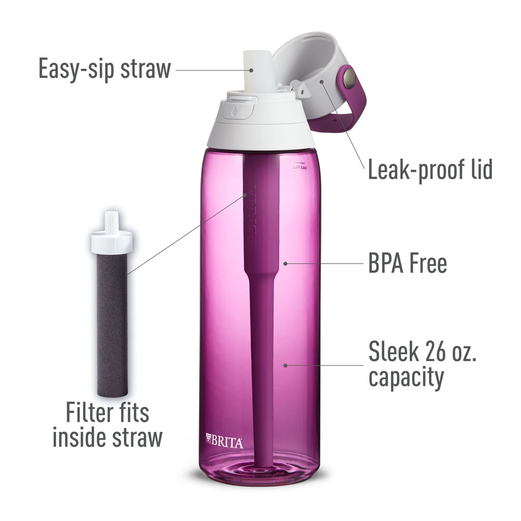 26 oz Filtered Water Bottle O3501