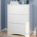 White 3 Drawer Wood Dresser G159659