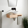 Unfinished Maple Single Vanity Set with Maple Cabinet and Vanity Top U7987