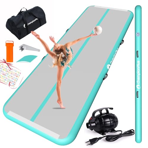 Inflatable Air Tumbling Mat 4/8 inches Thickness 10ft with Electric Air Pump Y5905