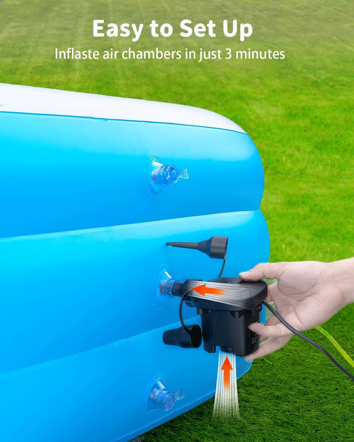 145"x74"x22" Inflatable Pool S341642