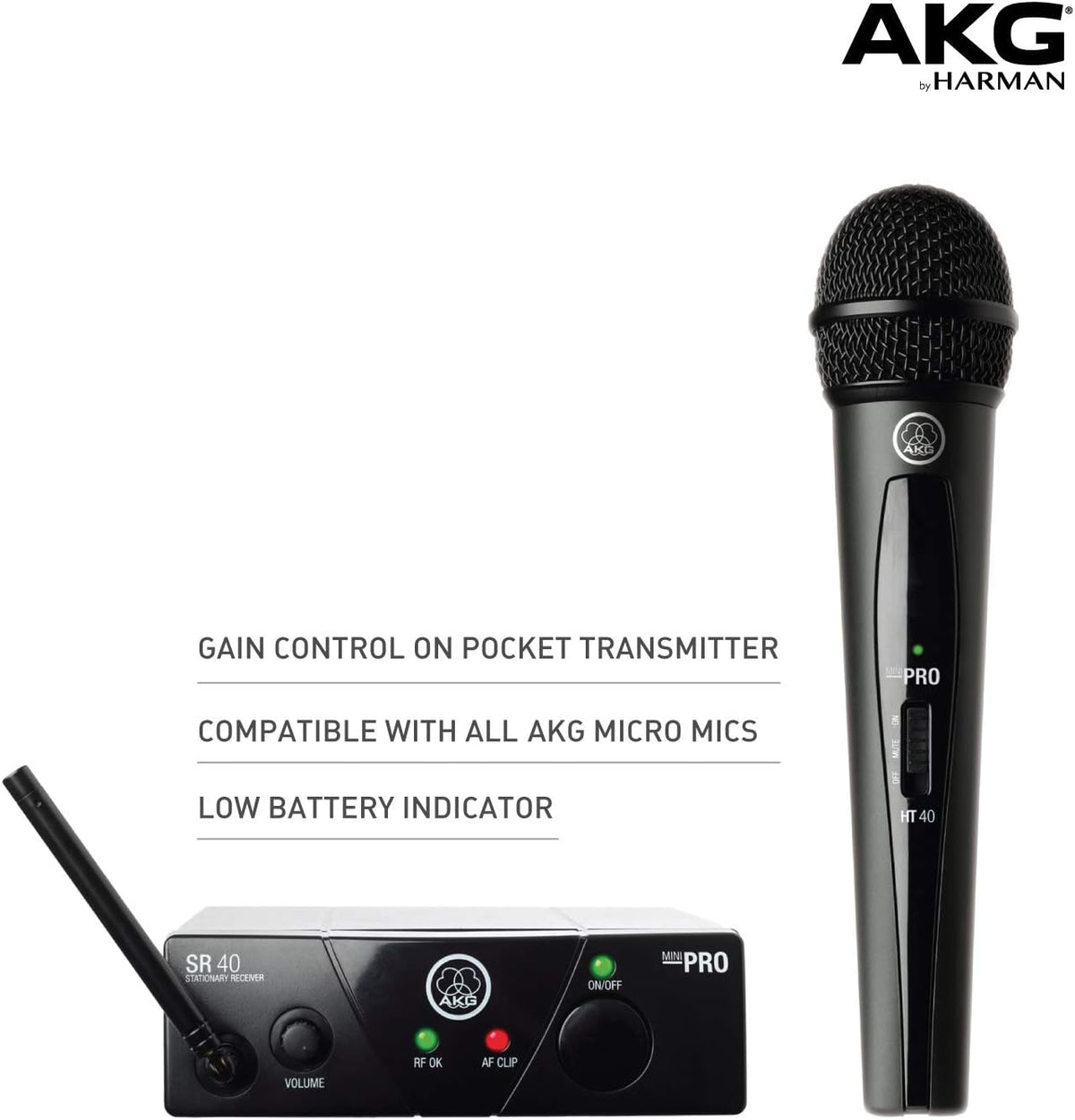 WMS40 Wireless Mini Vocal Microphone Set X157