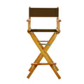 Director's Chair Honey Oak Frame Brown Canvas T594012