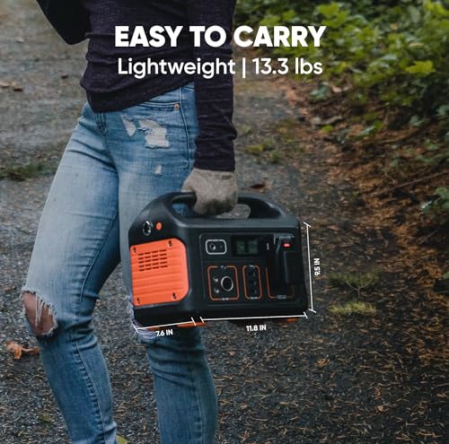 518Wh Portable Lithium Power Station with 110V/500W AC Outlet D518