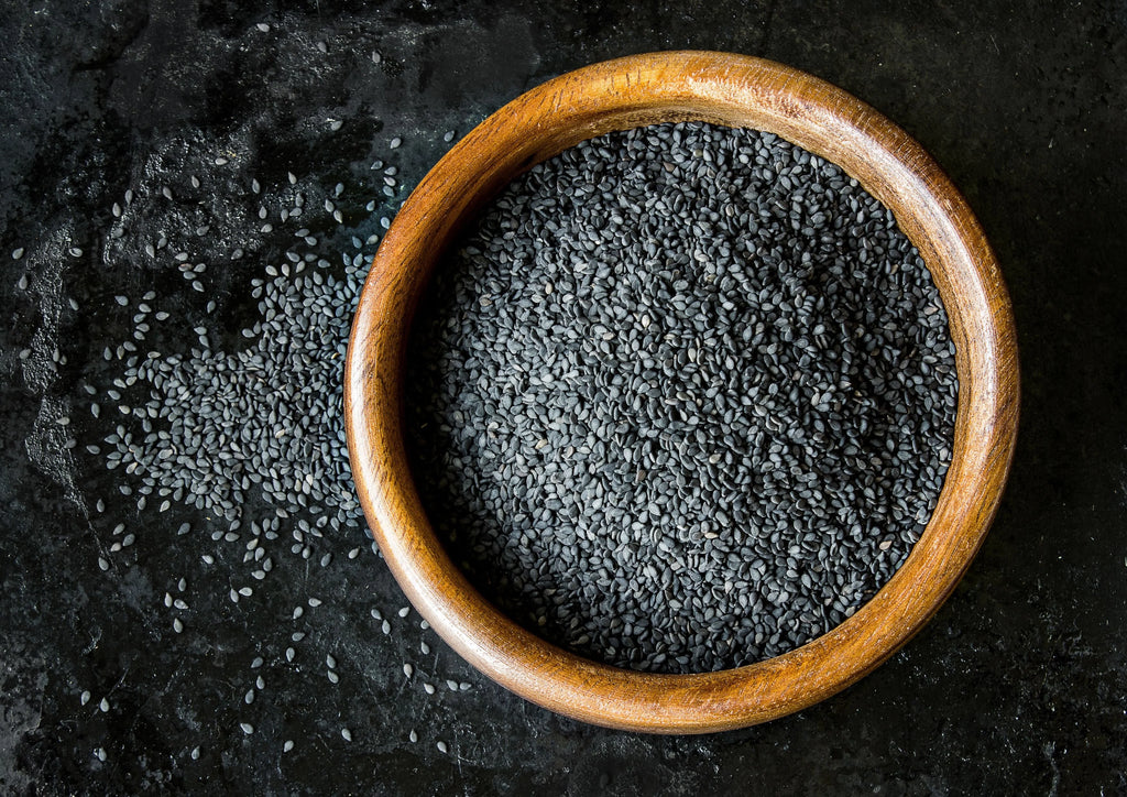 Black Sesame Seeds, 16 Pounds — Raw, Vegan, Kosher Z97419