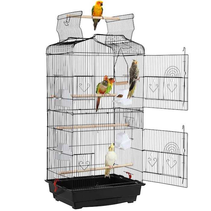 Open Top Metal Bird Cage F70726