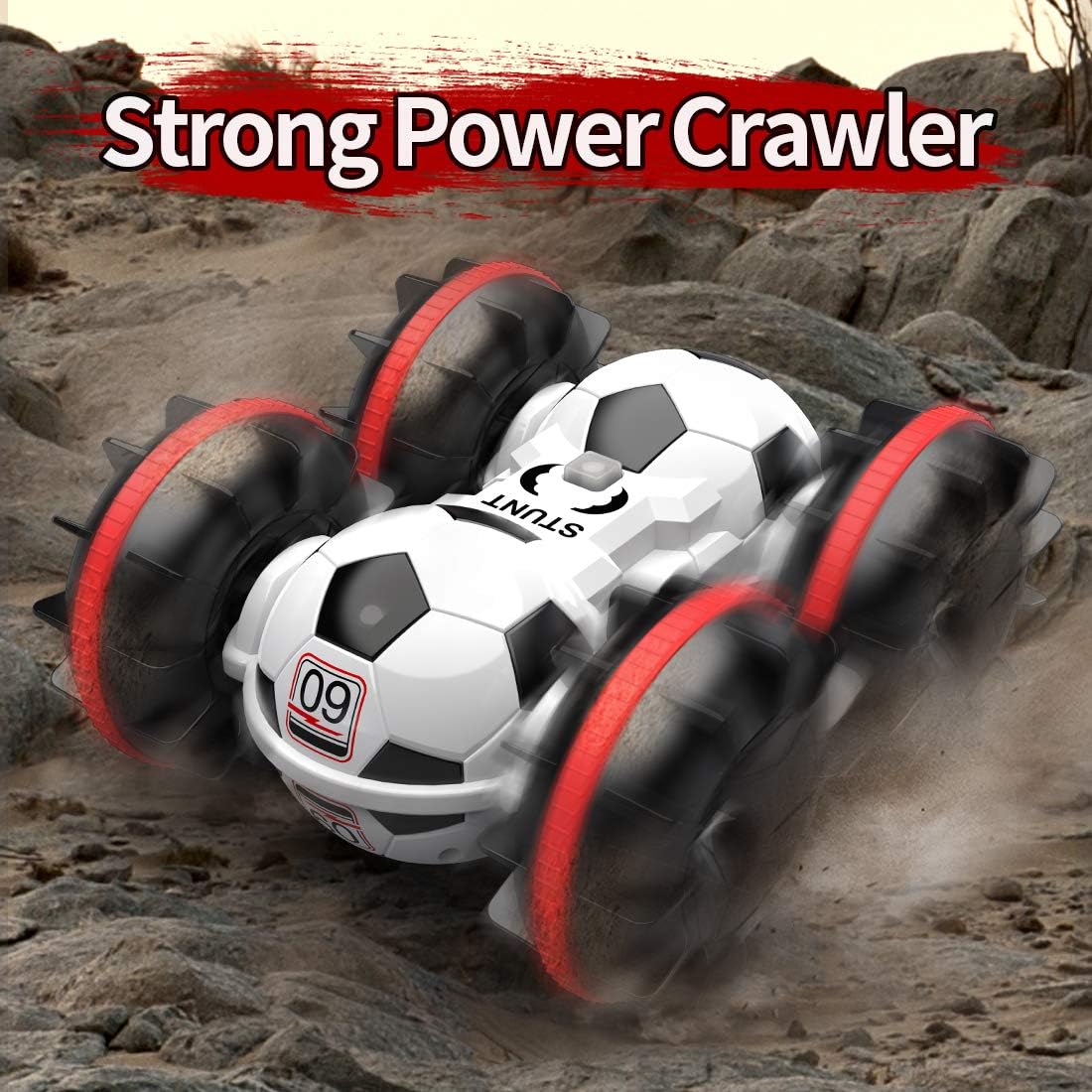 Remote Control Car 4WD Waterproof with 2 Rechargeable Batteries I527