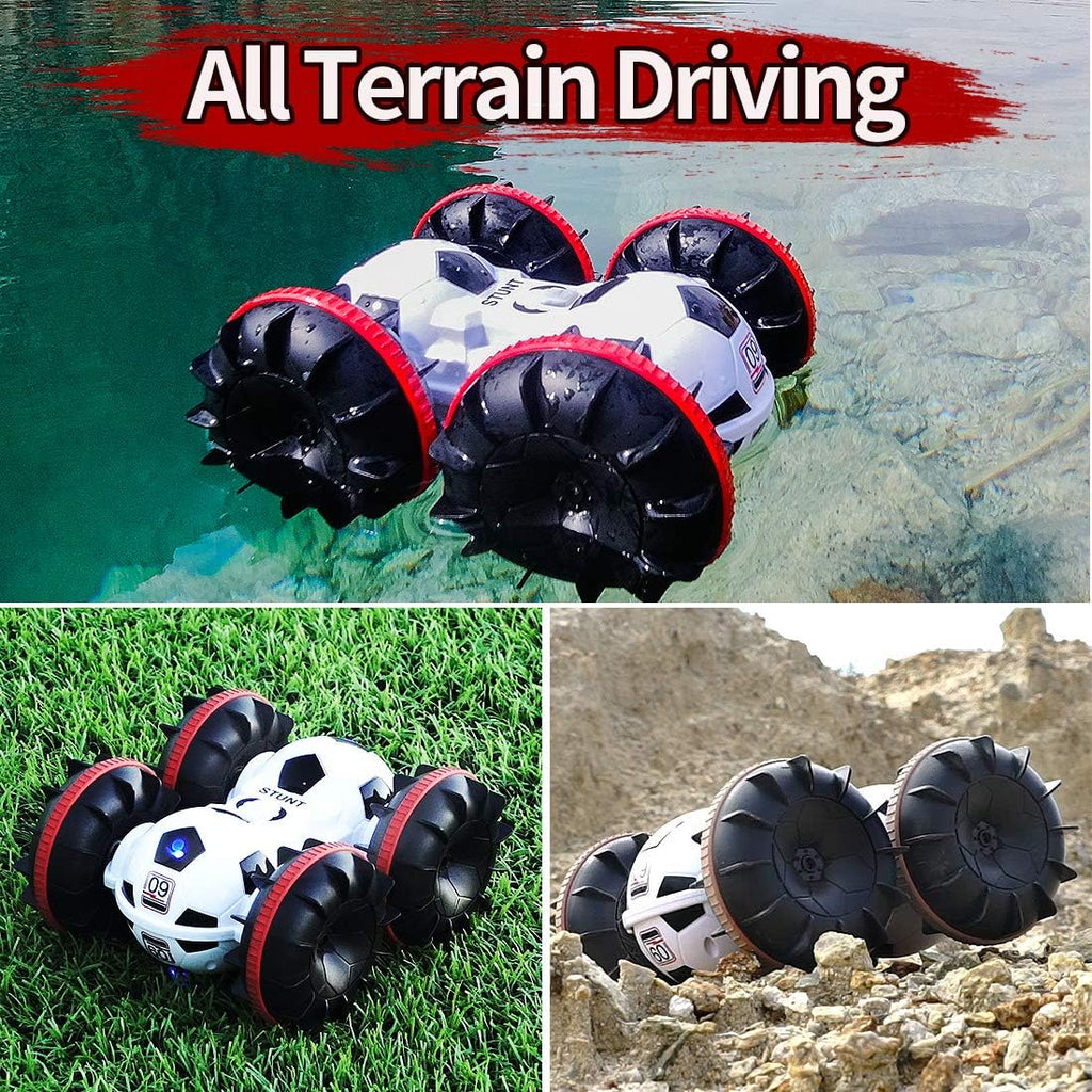 Remote Control Car 4WD Waterproof with 2 Rechargeable Batteries I527