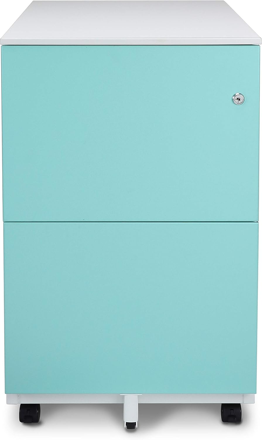 3-Drawer Metal Mobile File Cabinet with Lock P8170