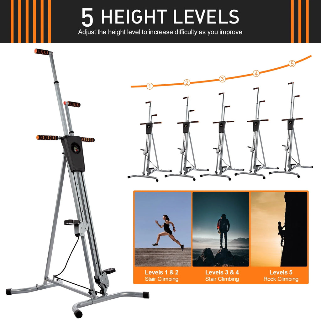 Foldable Vertical Climber Exercise Machine J903