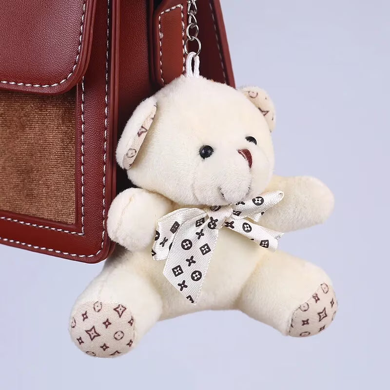 10cm Cream Teddy Bear Plush Toy T716