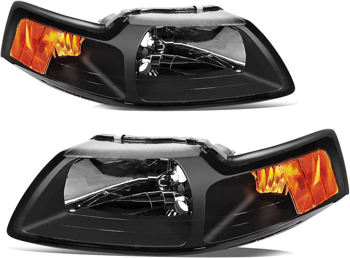 Headlights Assembly Replacement for 1999-2004 Ford Mustang K94695