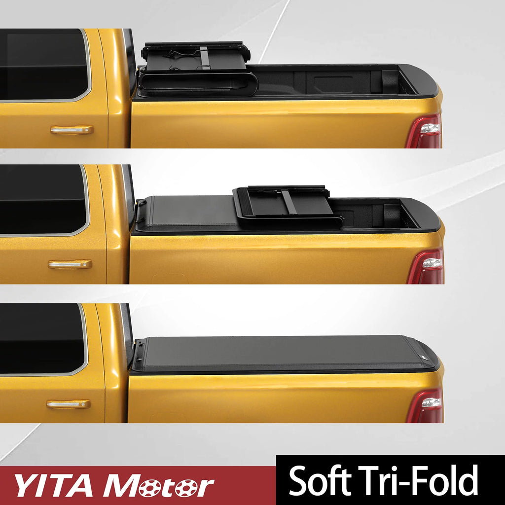 Soft Tri-fold Truck Tonneau Cover 5.8 ft Bed G612