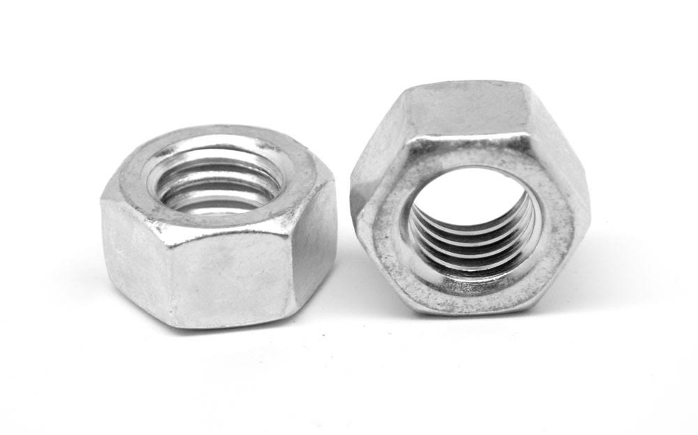 5/16x22-24 Fine Thread Grade 5 Finished Hex Nut Medium Carbon Steel Zinc Plated Pk 1700 I155