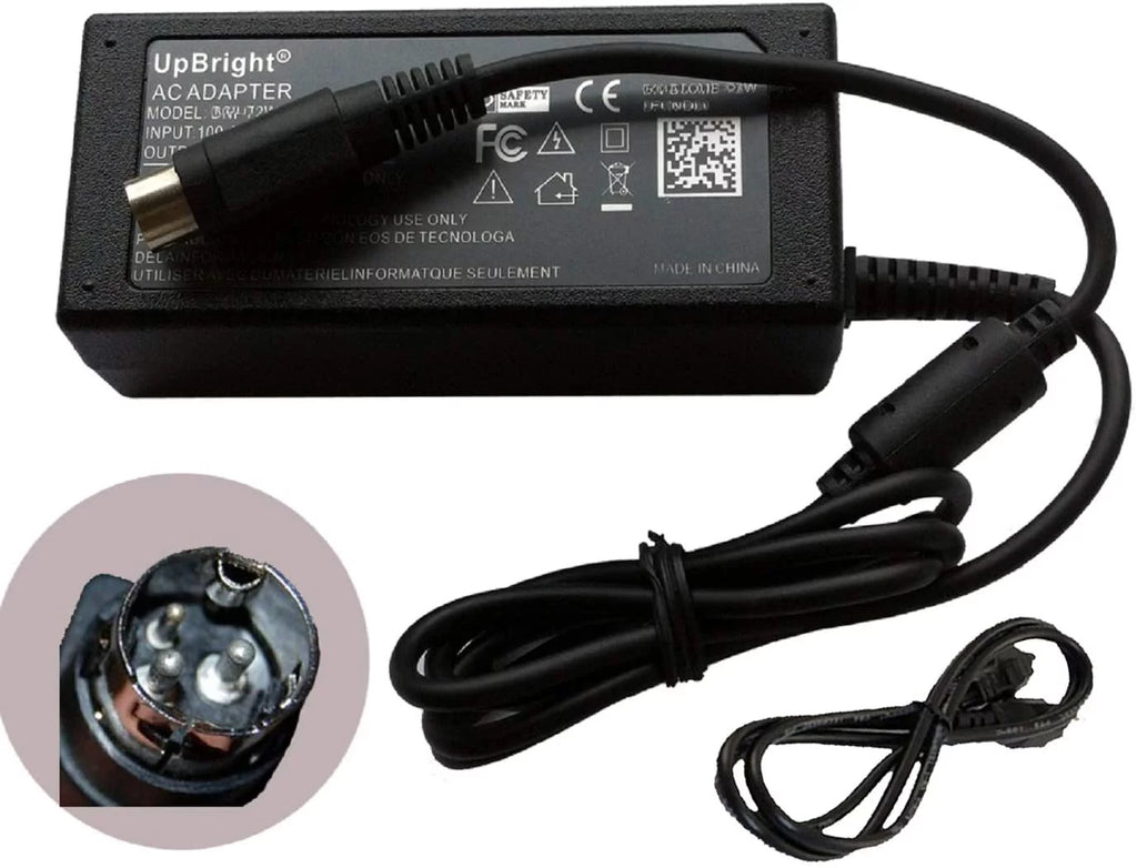 3-Pin DIN AC / DC Adapter Switching Power Supply Cord Cable Charger B6956