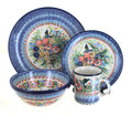 16 Piece Polish Pottery Dinner Set with Small Coffee Mug Y977004