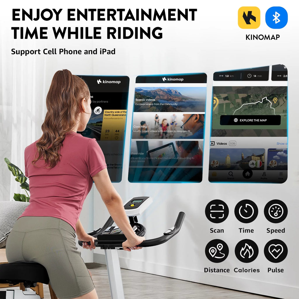 Indoor Cycling Bike with Silent Magnetic Resistance Z1533