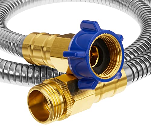 50 FT Stainless Steel Metal Garden Hose G195
