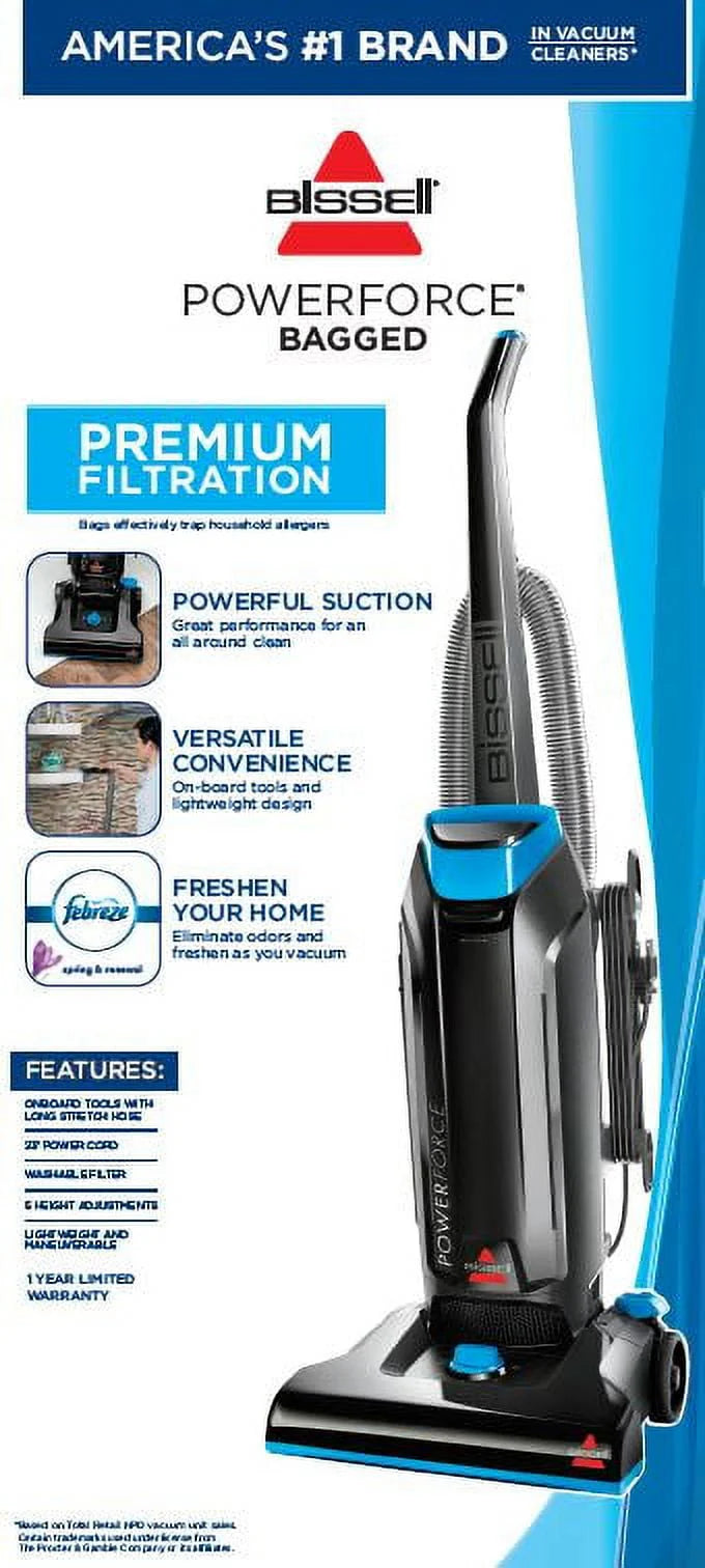 Bagged Upright Vacuum D852