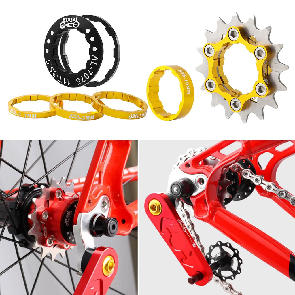 16T Single Cog Set Aluminum Alloy Freewheel Gear for Mountain Bike Hubs BMX Y56542