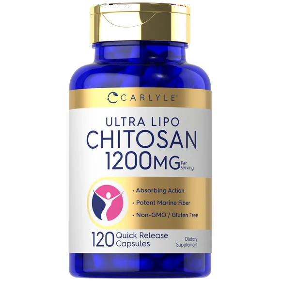Chitosan Supplement 1200mg 120 Capsules L280