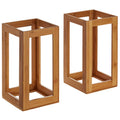 Natural Bamboo Rectangular Riser - 2/Set J90212