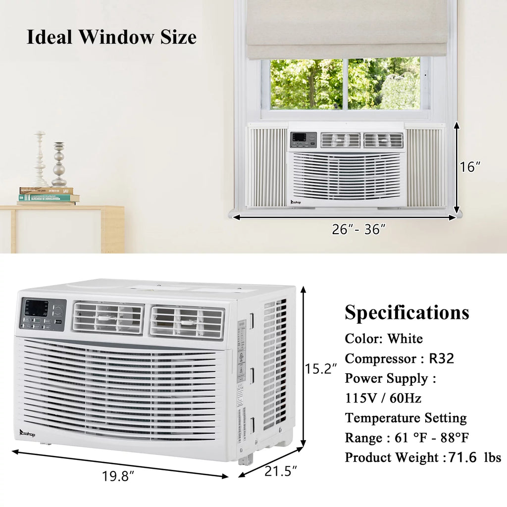 White 5000 BTU Window Air Conditioner X87777