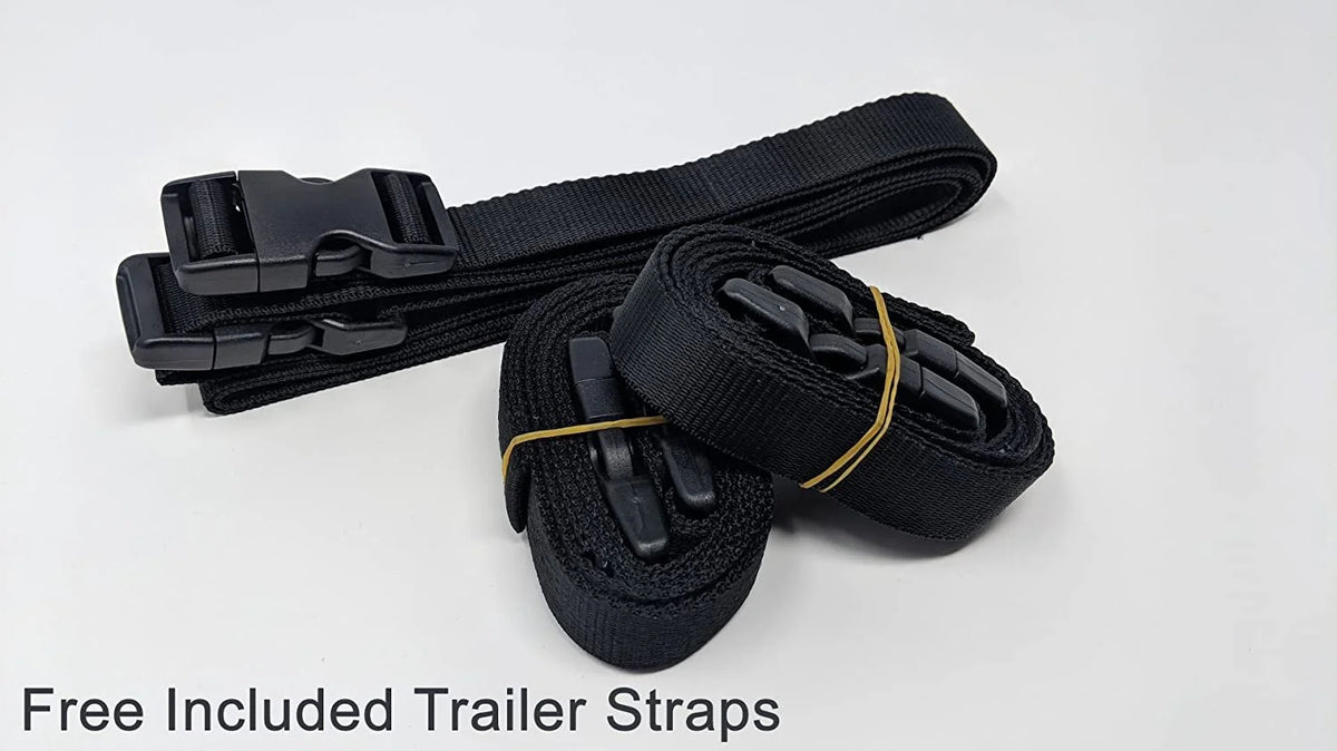 Blue / Black Jet Ski Cover with Trailer Straps and Storage Bag S238842