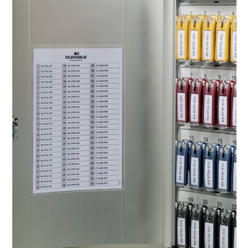 Brushed Aluminum Locking Key Cabinet 36-Key S13800