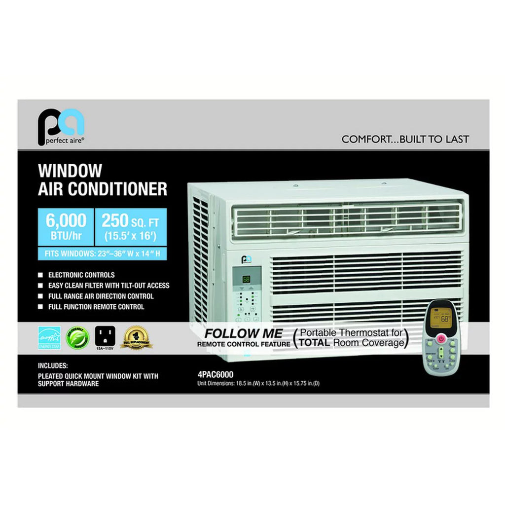 6000 BTU Window Air Conditioner P404798