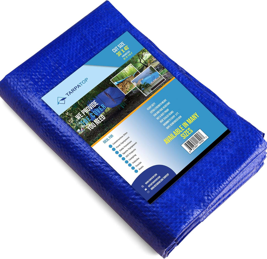 Blue Waterproof Poly Tarp O681