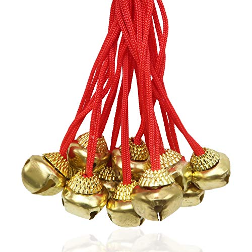 Christmas Santa Hats with Jingle Bell Necklaces D9095
