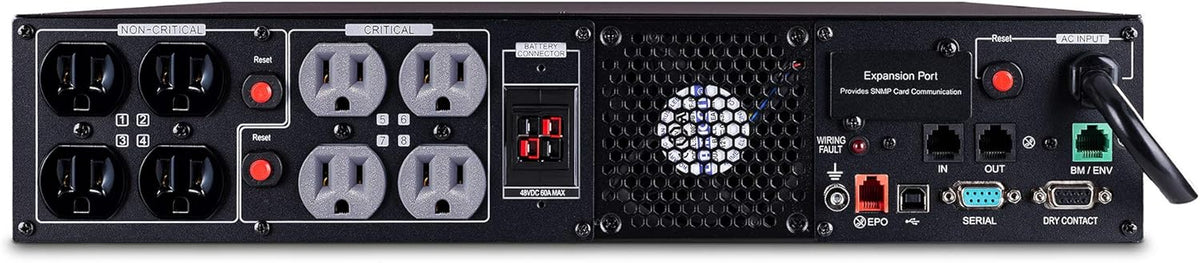 UPS System, 1000VA/1000W, 8 Outlets, 2U Rack/Tower X7097