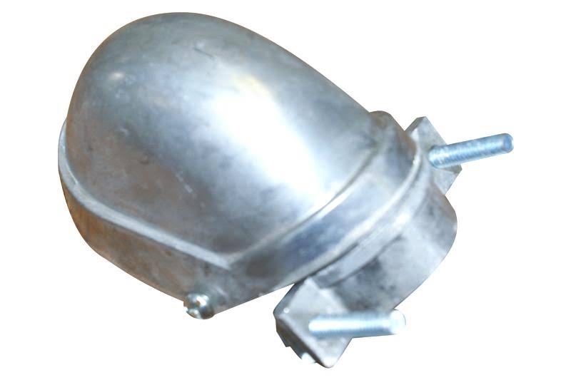 3-1/2x22 Die-Cast Alum Service Entrance Cap E87088