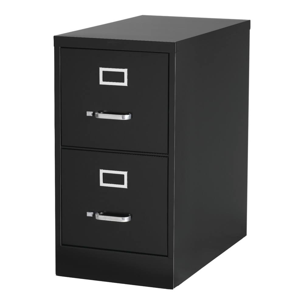 Black 2 Drawer Vertical File Cabinet W780885