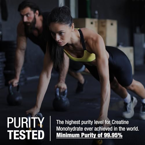 Micronized Creatine Monohydrate Powder, 99.99% Purity, 270g (54 Servings) P42207
