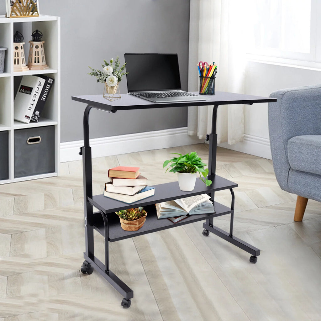 Adjustable Height Desk with Wheels A2902