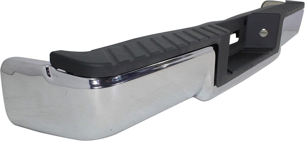 Chrome Steel Step Bumper for Ford F-150 2004-2006 D819