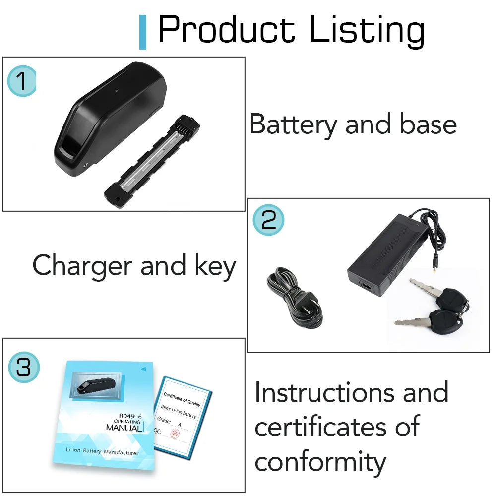 52V 24Ah Electric Bike Battery K755733