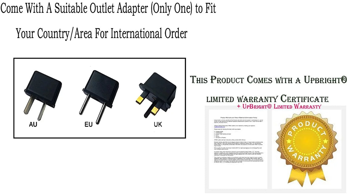 3-Pin DIN AC / DC Adapter Switching Power Supply Cord Cable Charger B6956