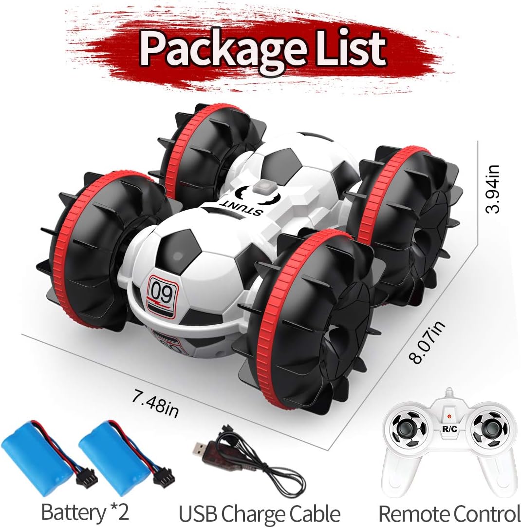 Remote Control Car 4WD Waterproof with 2 Rechargeable Batteries I527