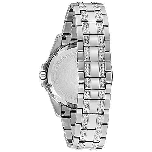 Crystal Accented Quartz Watch and ID Bracelet Gift Set F725