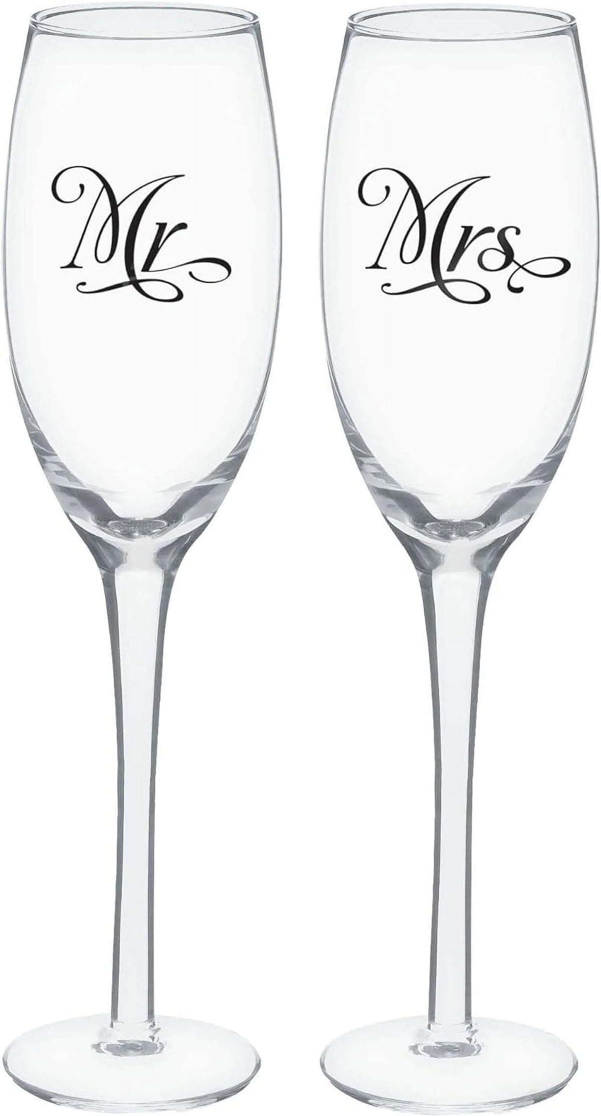 Champagne Glasses 7.4 Oz Pack Of 2 Clear Glass B9848